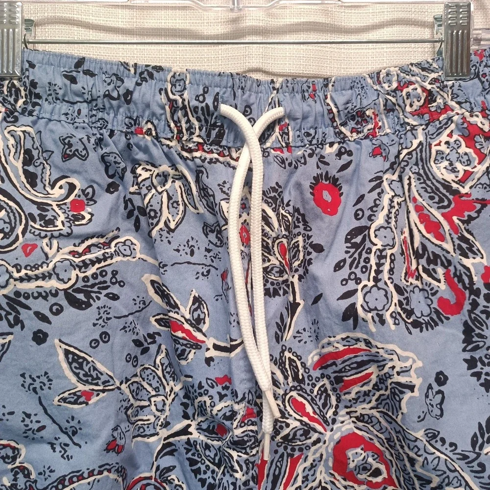 Brooks Brothers 346 Board‎ Swim Shorts Mens L Blue Paisley Mesh Lined Summer